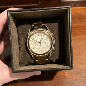 Michael Kors Gold Chronograph Watch